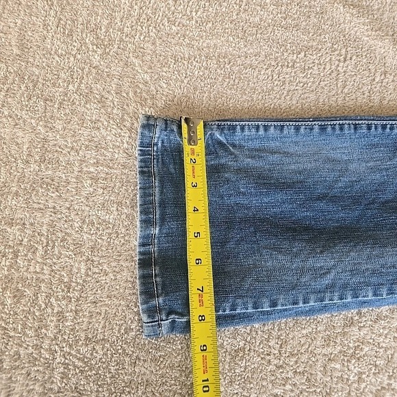 L.A. IDOL USA Rhinestone Studded Bootcut Denim Jeans Size 13 w/ Flap Pockets - Picture 10 of 16